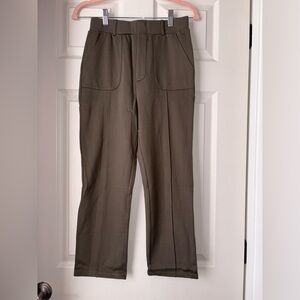 HALARA Women's Olive Green Straight Legging Pants